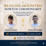 Błogosławieństwo nowych ceremoniarzy